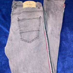 Akademiks Jeanius Level Striped Jeans